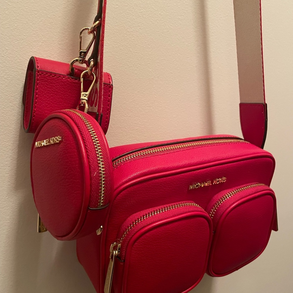 Michael Kors Bold Red Crossbody Bag